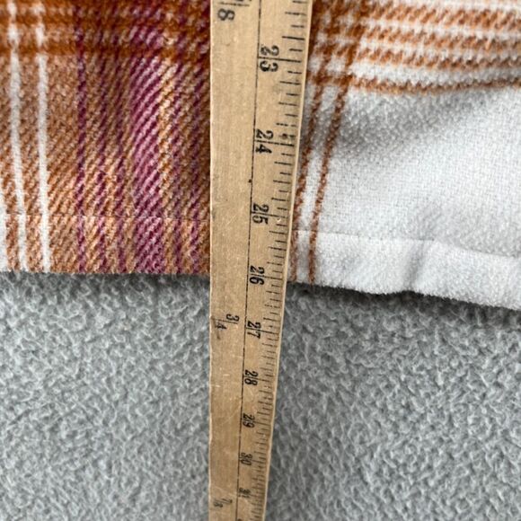 Workshop republic Clothing Plaid Shacket oversized with pockets - Picture 6 of 8